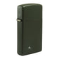 Isqueiro Zippo Slim Green Matte 1627