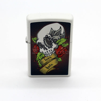 Isqueiro Zippo Caveira - Love and Hate