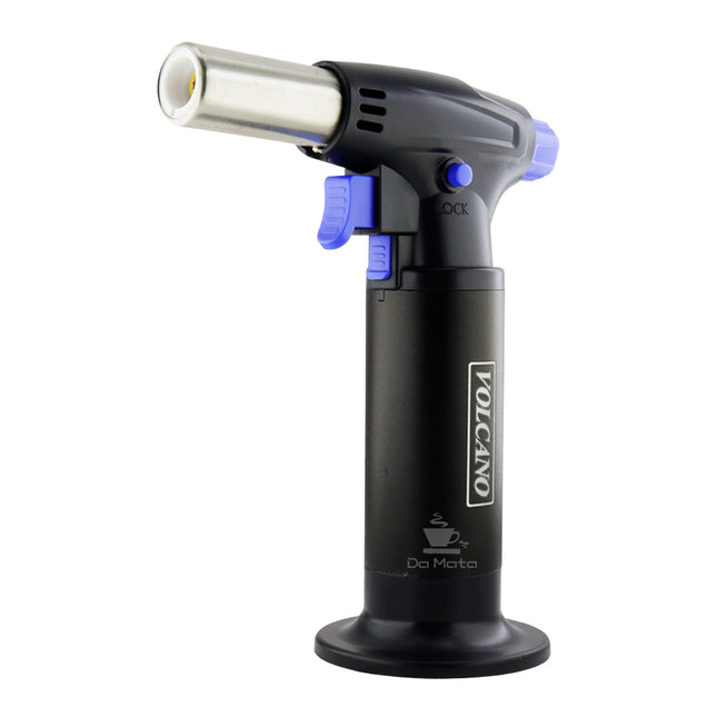 Maçarico Volcano Recarregável 12g MR1 Preto
