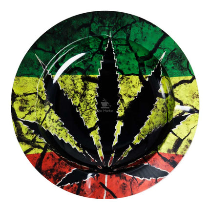 Cinzeiro de Metal Colorful Leaves