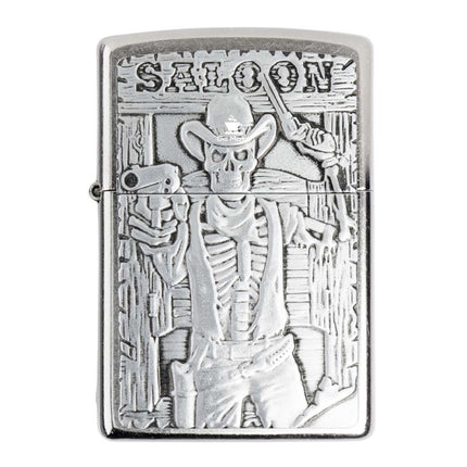 Isqueiro Zippo Saloon Skull Emblem 49298