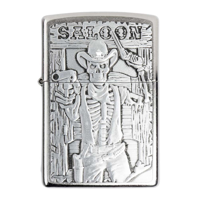 Isqueiro Zippo Saloon Skull Emblem 49298