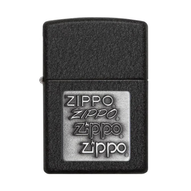 Isqueiro Zippo Logo Zippo Cinza