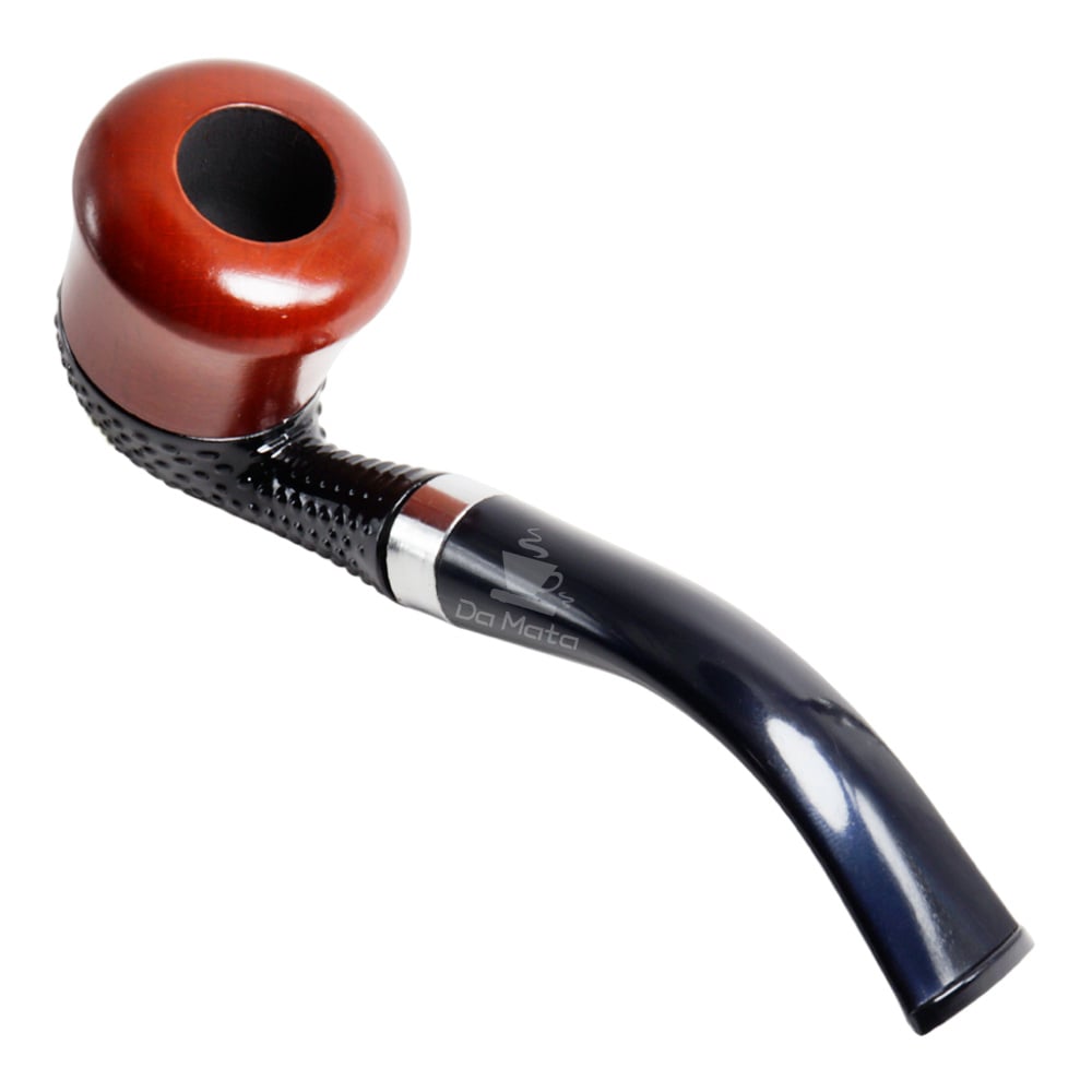 Cachimbo de Acrílico Curvo Vinho