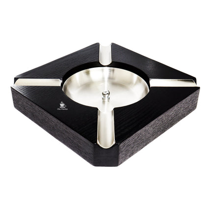 Cinzeiro de Madeira Premium Preto