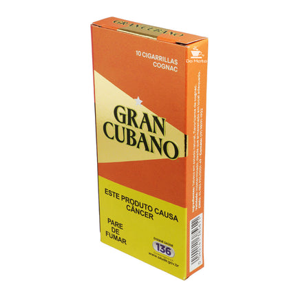 Caixa de Cigarrilha Gran Cubano Cognac C/ Piteira