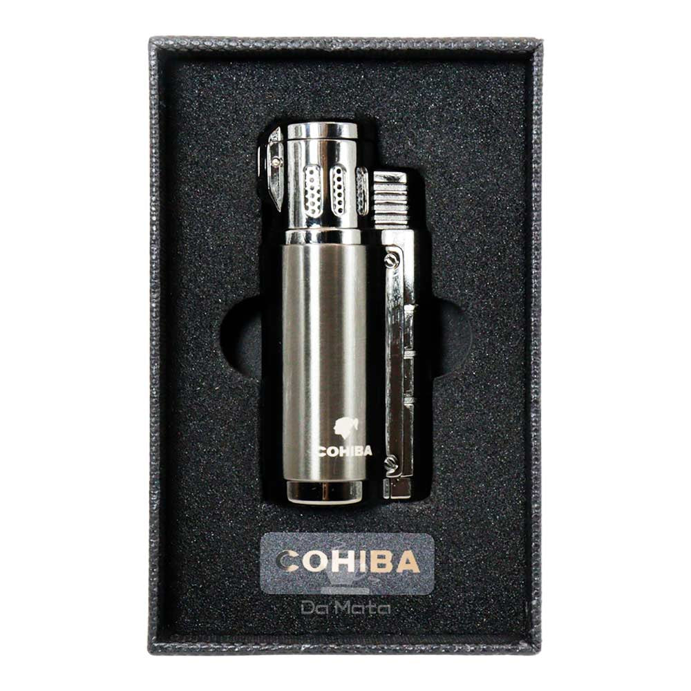 Maçarico Cohiba Metálico 3 Chamas