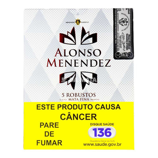 Petaca Charuto Alonso Menendez Robusto Mata Fina C/5un
