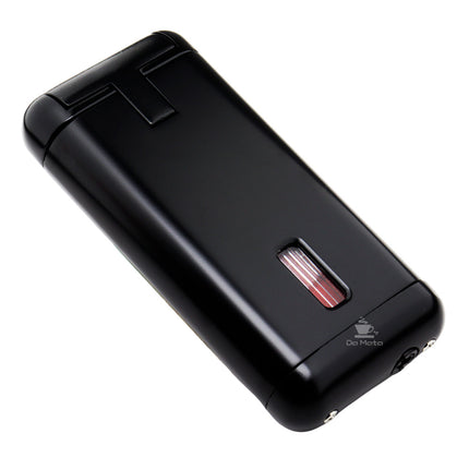 Maçarico Premium Metal Hit Triple Flame Black