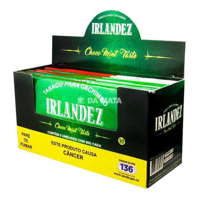 Caixa de Tabaco P/ Cachimbo Irlandez Choco Mint Taste