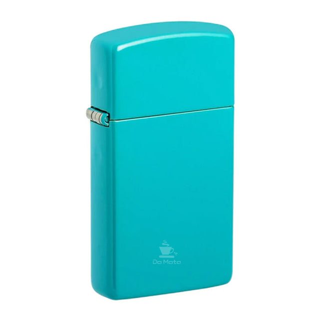 Isqueiro Zippo 49529 Slim Flat Turquesa