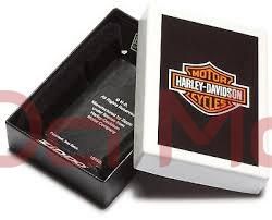 Isqueiro Zippo Harley Davidson azul e preto