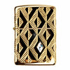 Isqueiro Zippo Geometric Diamond Pattern Design 49702