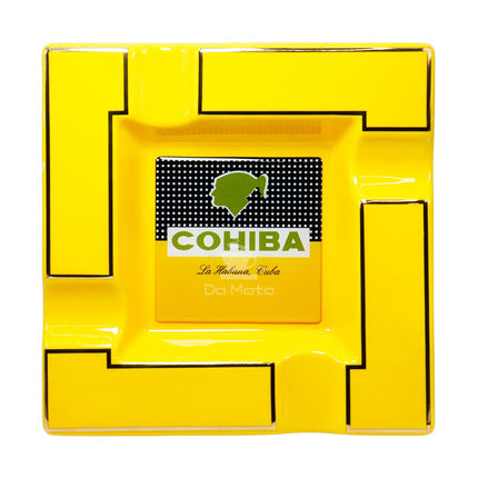 Cinzeiro de Porcelana Quadrado Cohiba Grande