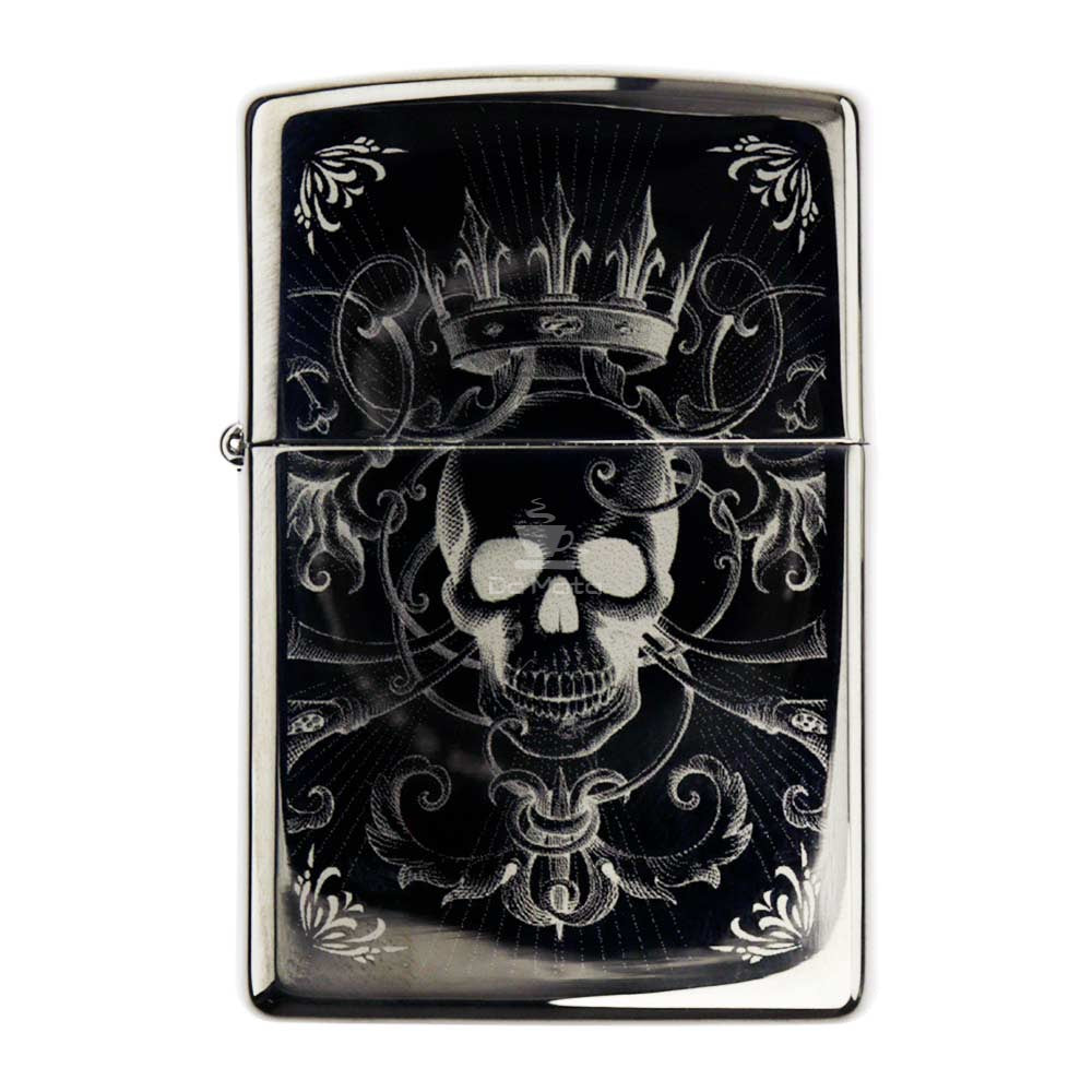 Isqueiro Zippo Skull King Design 46699