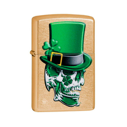 Isqueiro Zippo 49121 Irish Skull Design