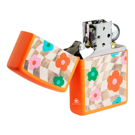 Isqueiro Zippo Wavy Flower Design 48718