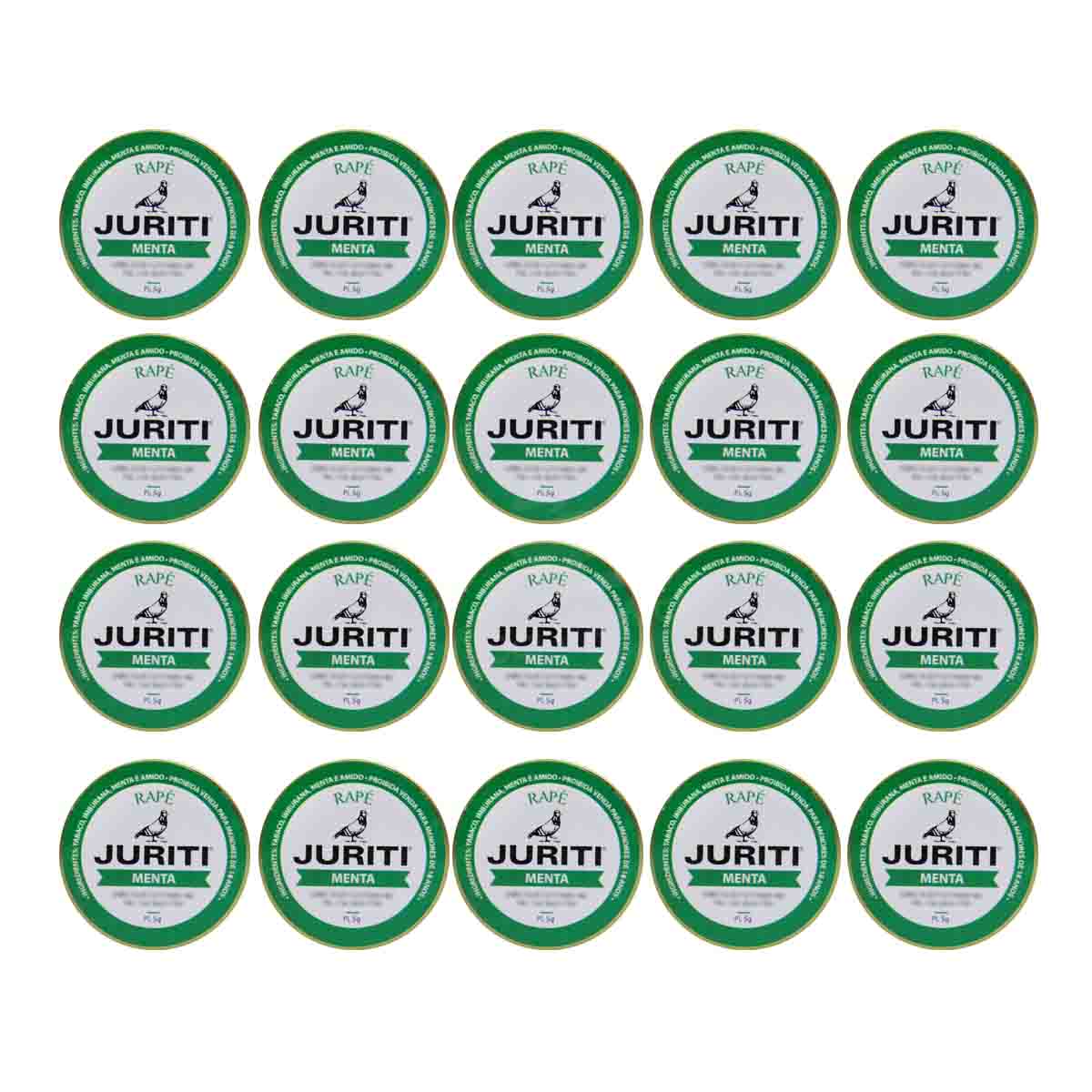 Pacote de Rapé Juriti Menta 20 un.