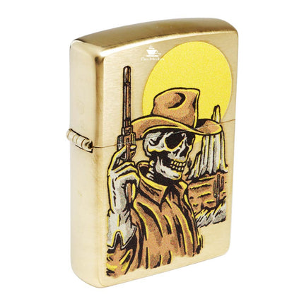 Isqueiro Zippo Cowboy Skull Design 48519