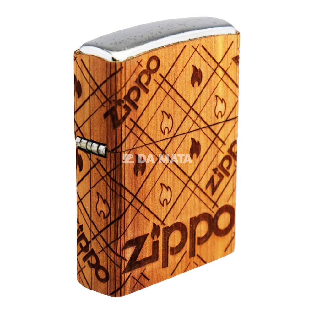 Isqueiro Zippo Woodchuck Wrap Flame 49331