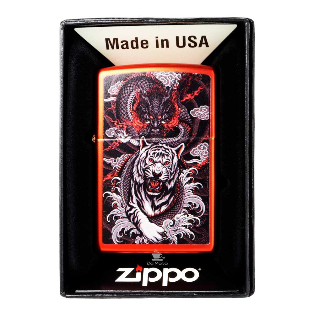 Isqueiro Zippo Dragon Tiger Design 48933