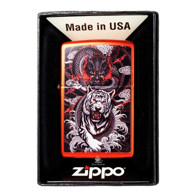 Isqueiro Zippo Dragon Tiger Design 48933