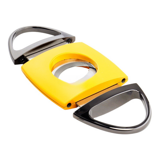 Cortador de Charutos Metal Amarelo
