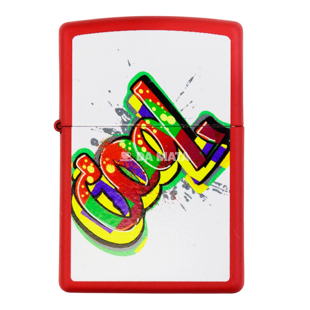 Isqueiro Zippo Cool Graffiti Red Matte 3523