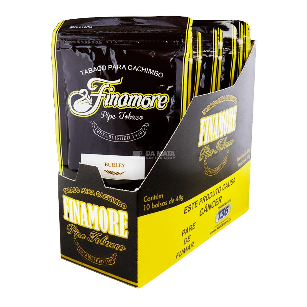 Caixa de Fumo Finamore Para Cachimbo Burley