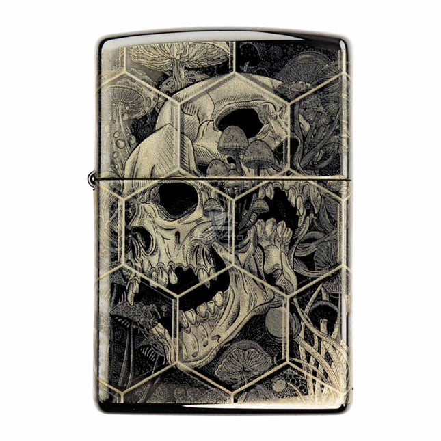 Isqueiro Zippo Trippy Skull Design 46425