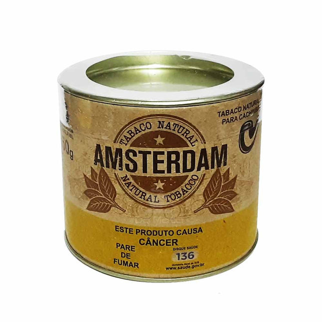 Lata de Tabaco Orgânico p/ Cachimbo Amsterdam