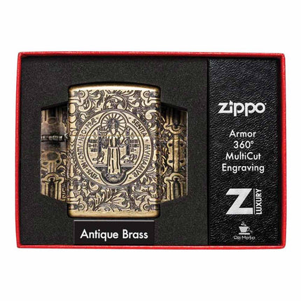 Isqueiro Constantine Zippo 29719 Armor® St. Benedict