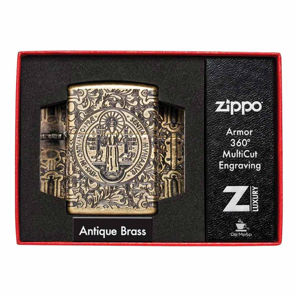 Isqueiro Constantine Zippo 29719 Armor® St. Benedict