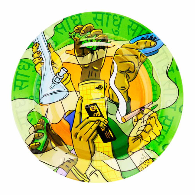 Cinzeiro de Metal Sadhu Vibes 13,7cm