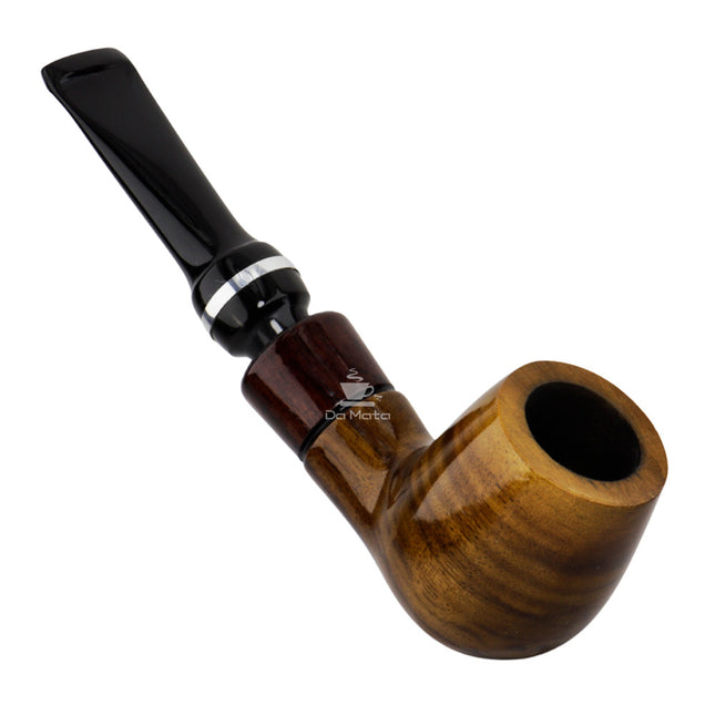 Cachimbo Anel Prateado Reto