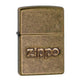 Isqueiro Zippo 28994 Antique Brass Logo