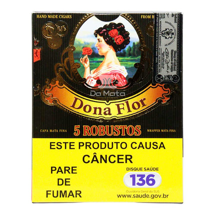 Caixa de Charuto Dona Flor 5 Robusto Mata Fina