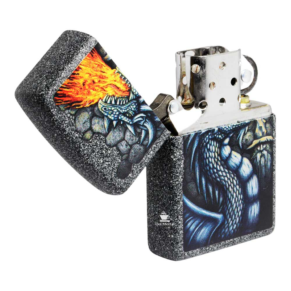 Isqueiro Zippo Fiery Dragon Design 49776