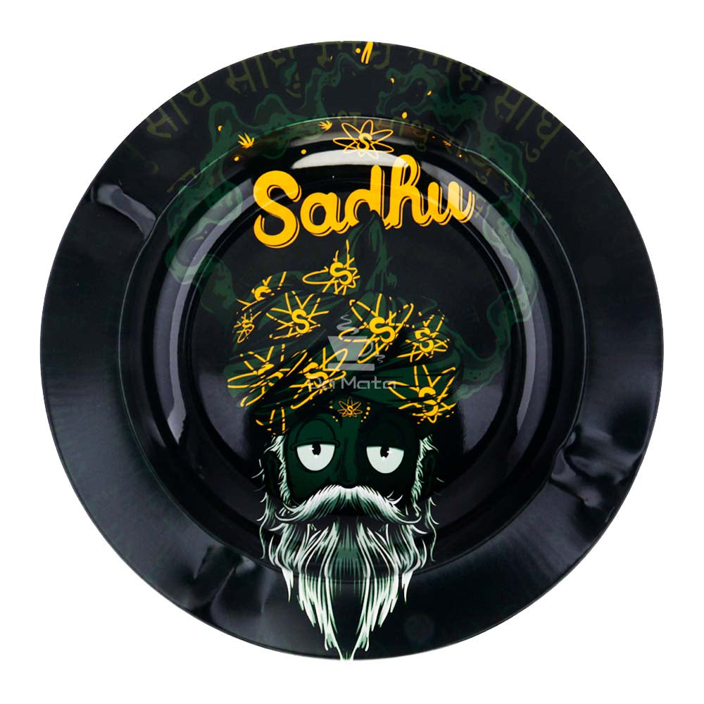 Cinzeiro de Metal Sadhu Redondo Pequeno
