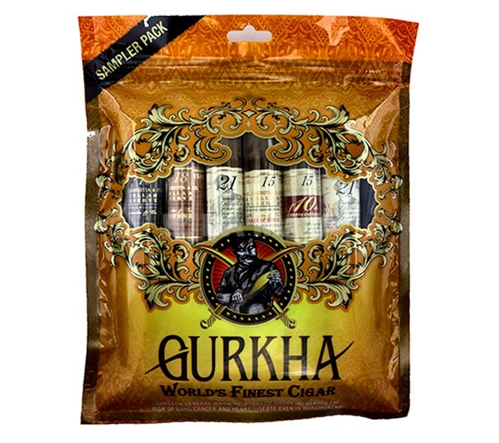 Kit Charutos Gurkha Cellar Reserve Orange Toro Sampler 6un