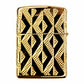 Isqueiro Zippo Geometric Diamond Pattern Design 49702