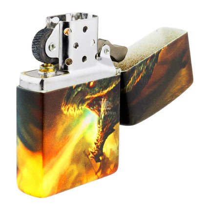 Isqueiro Zippo Kinght And Dragon Design 46284