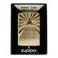 Isqueiro Zippo Eye Of Providence Design 49060