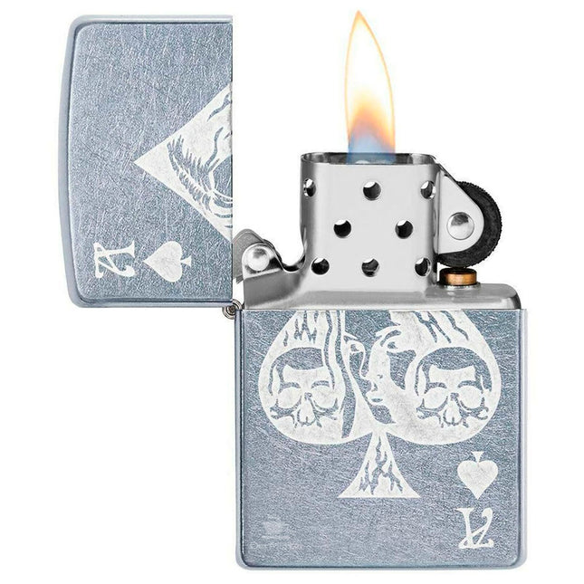 Isqueiro Zippo 49113 Ace of Spades Goth Design