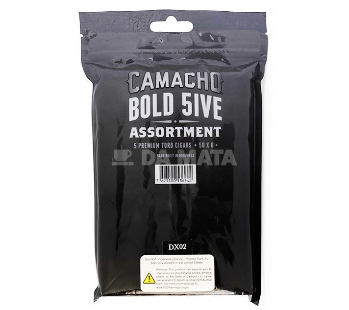 Pacote de Charuto Camacho Core Toro Selection C/5un