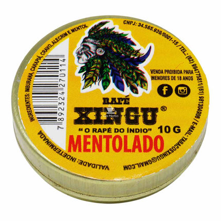 Caixa de Rapé Xingu Mentolado