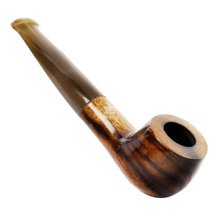 Cachimbo Elite II Reto C/ Piteira de Acrílico Pequeno