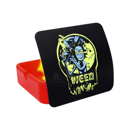 Cinzeiro de Silicone Rick and Morty Weed