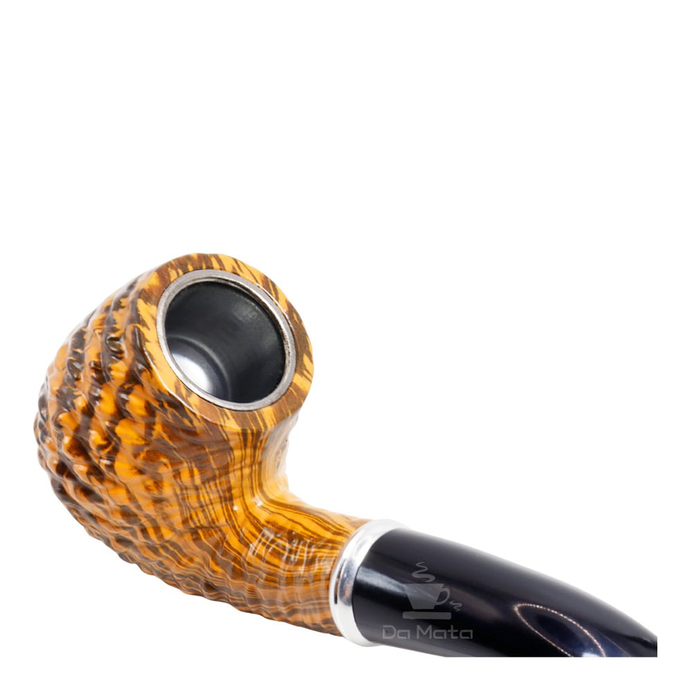 Cachimbo de Acrílico Curvo Marrom
