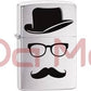 Isqueiro Zippo - Moustache And Hat
